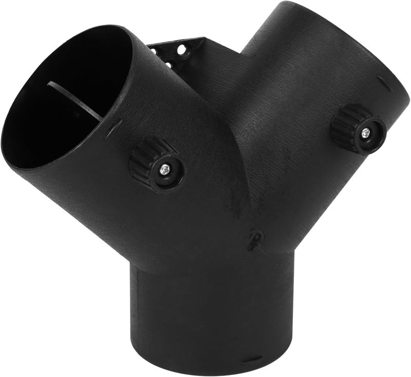 Copgge Diesel Heater Duct Connector Parking Heater Pipe Hose Ducting Vent Connector with Adjustable Valve Flap for Eberspacher Webasto Diesel Heater, for Chinese Diesel Heater 5KW 8KW (Y Branch 75MM) - Image 1